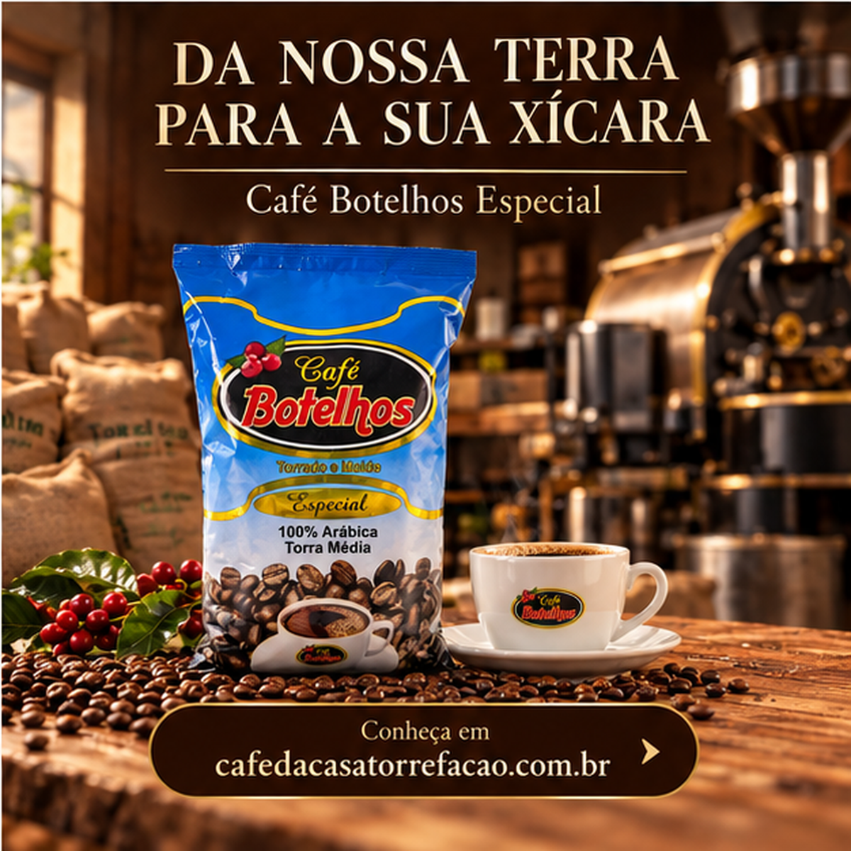Café Botelhos Especial 100% Arabica Torrado E Moído 500g