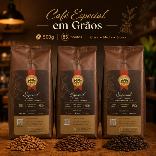 Café Especial 85Pts 500g - Torrado em Grão