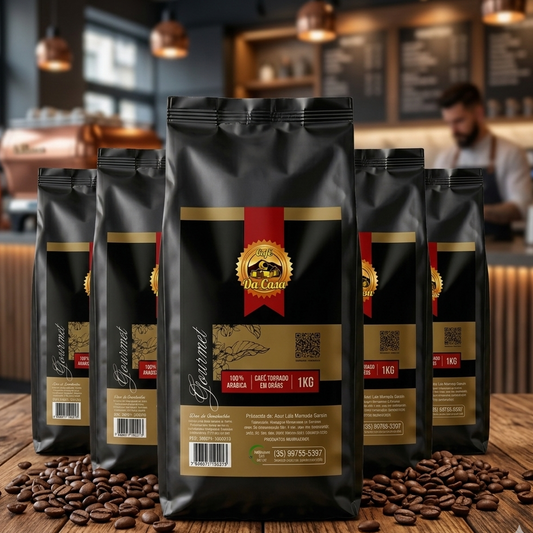 Café Torrado Em Grãos 100% Arábica 5kg