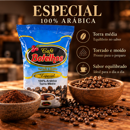 Café Botelhos Especial 100% Arabica Torrado E Moído 500g