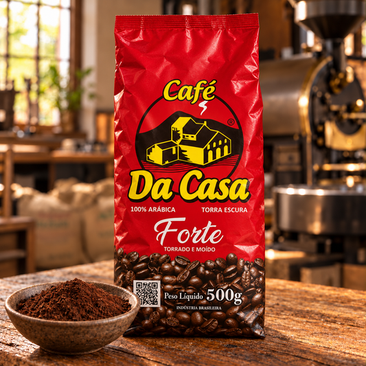 Café Da Casa Forte Torrado E Moído Pacote 500g