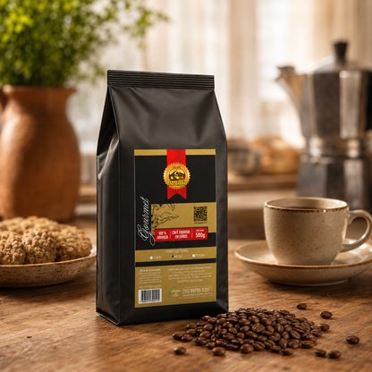 Café Gourmet Torrado Em Grãos 100% Arábica 500g