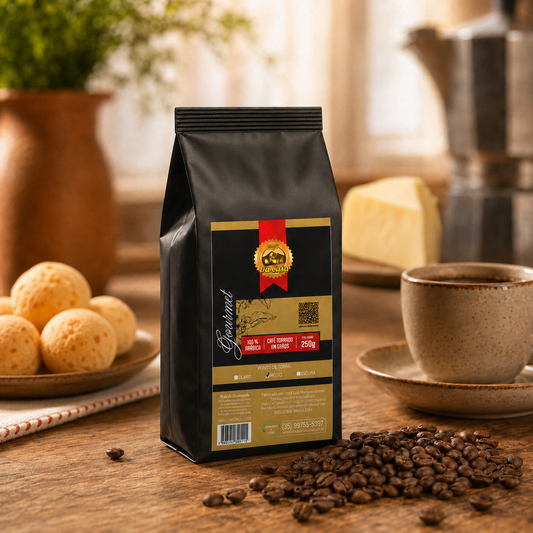 Café Gourmet Torrado Em Grãos 100% Arábica 250g
