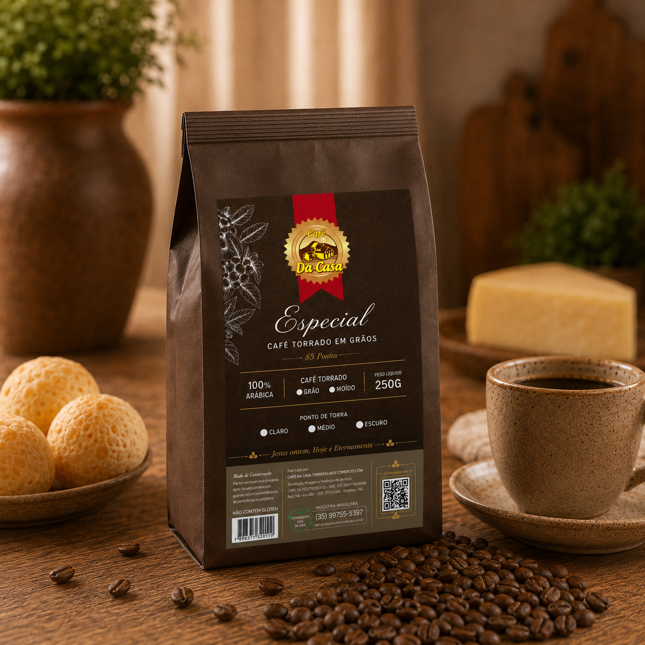 Café Especial 85Pts 250g - Torrado em Grão