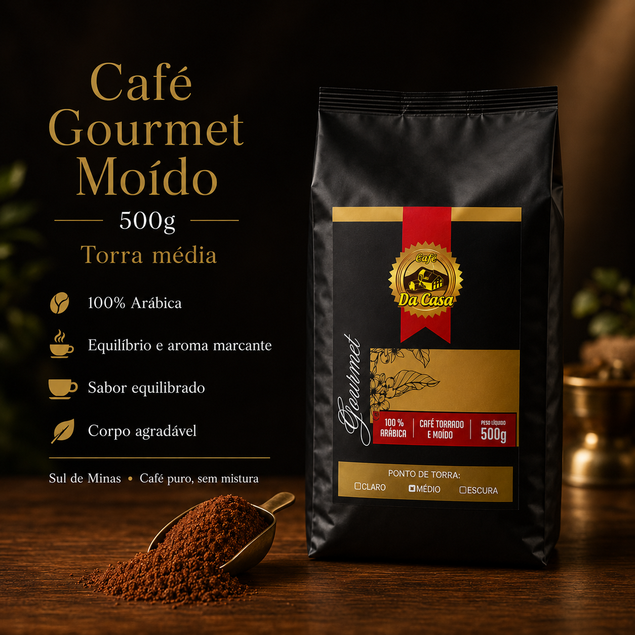 Café Gourmet Moido 100% Arabica  500g