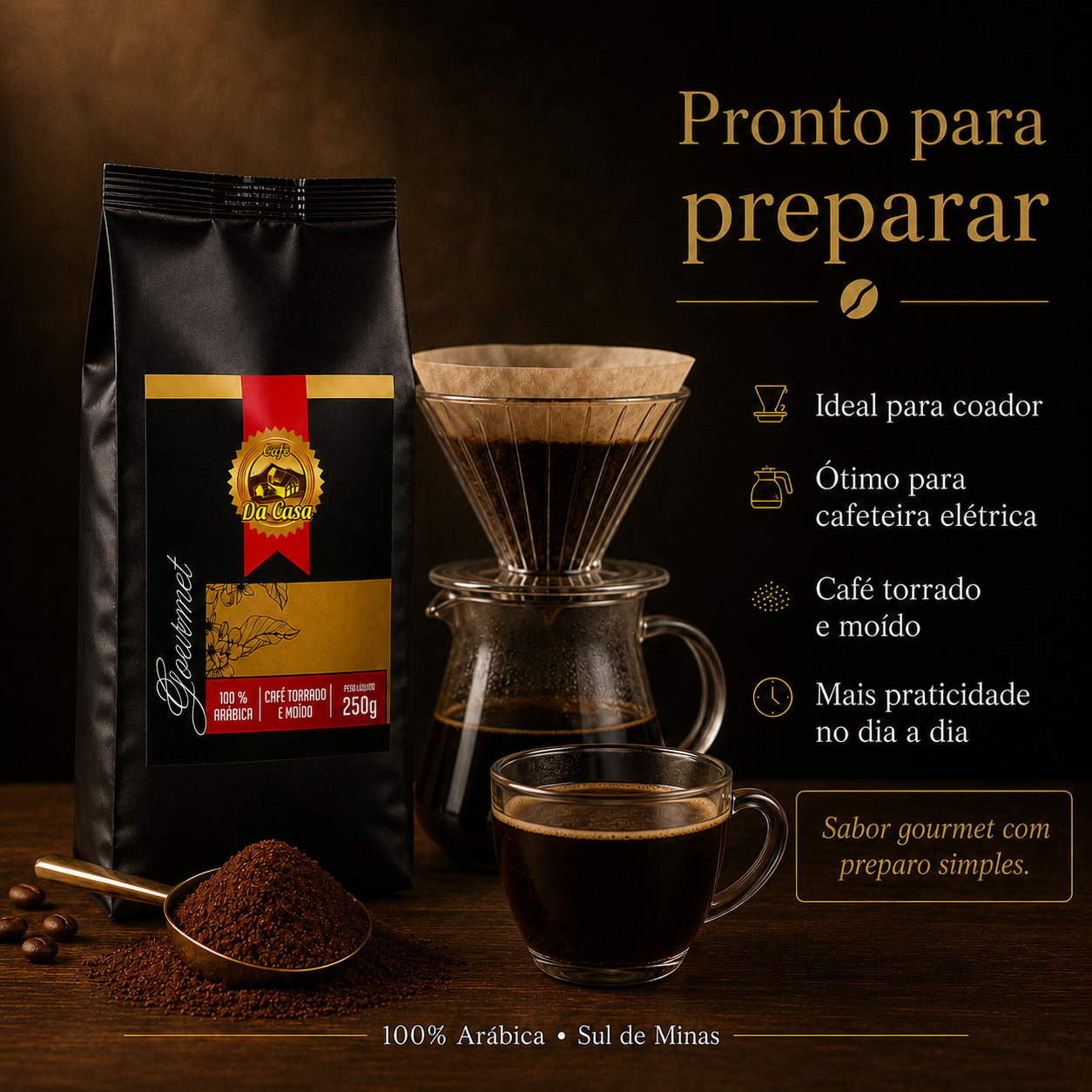 Café Gourmet Moido 100% Arabica 250g
