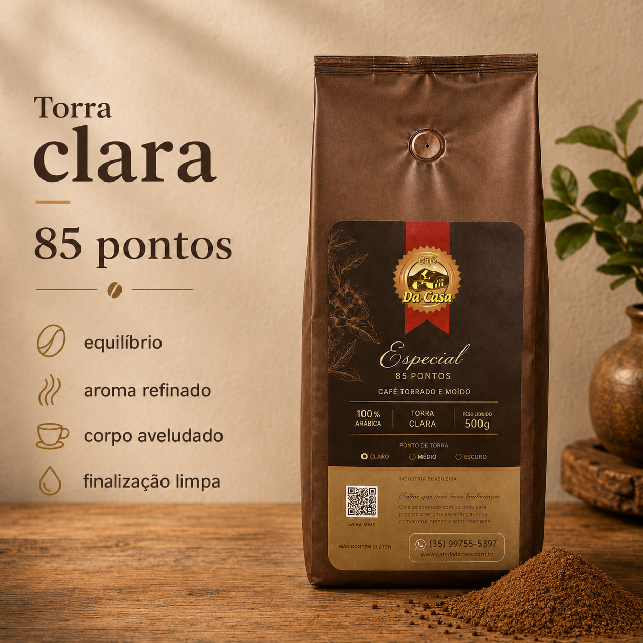 Café Especial 85Pts Moido 500g