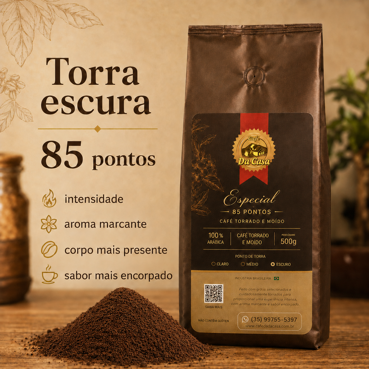 Café Especial 85Pts Moido 500g
