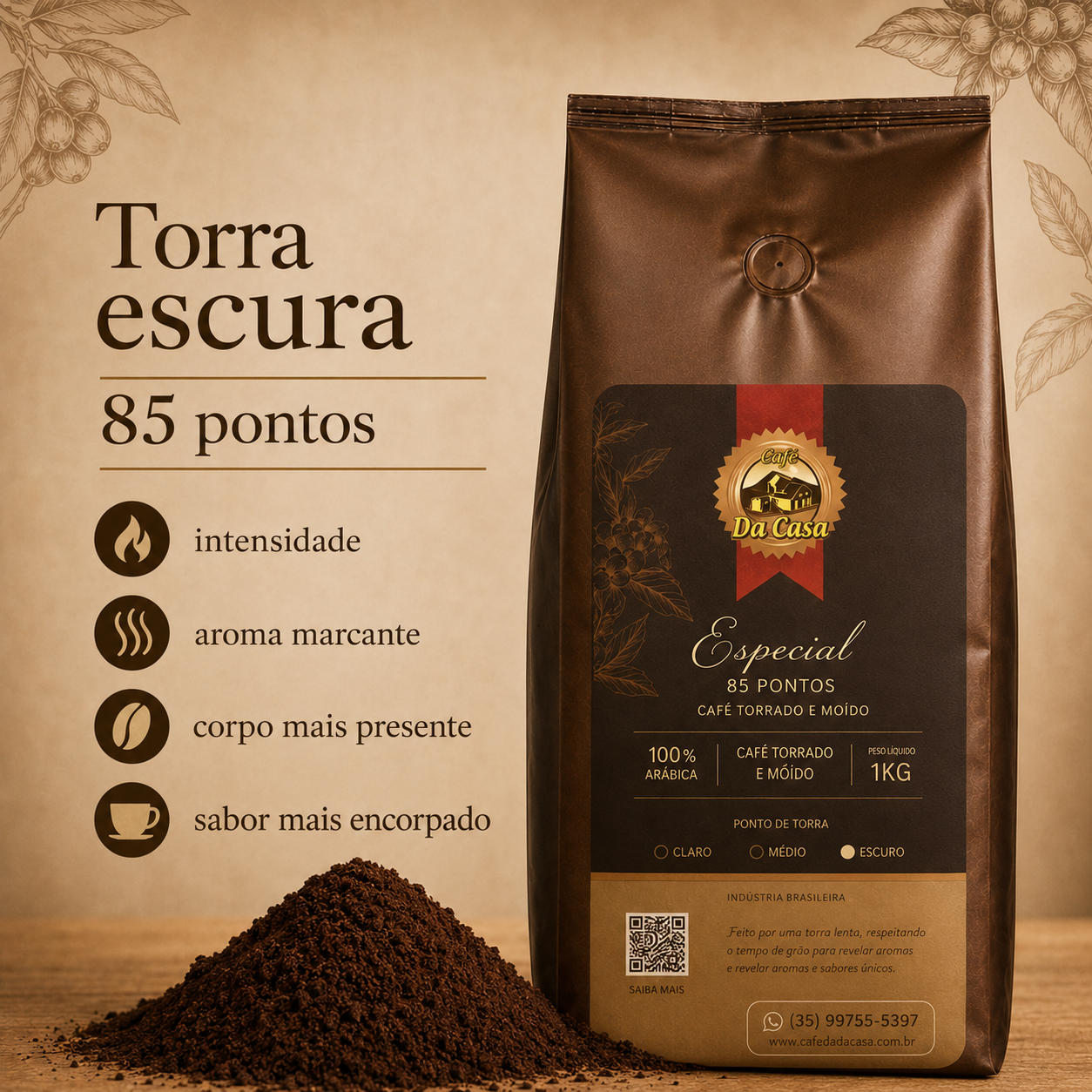 Café Especial 85Pts Moido 1Kg