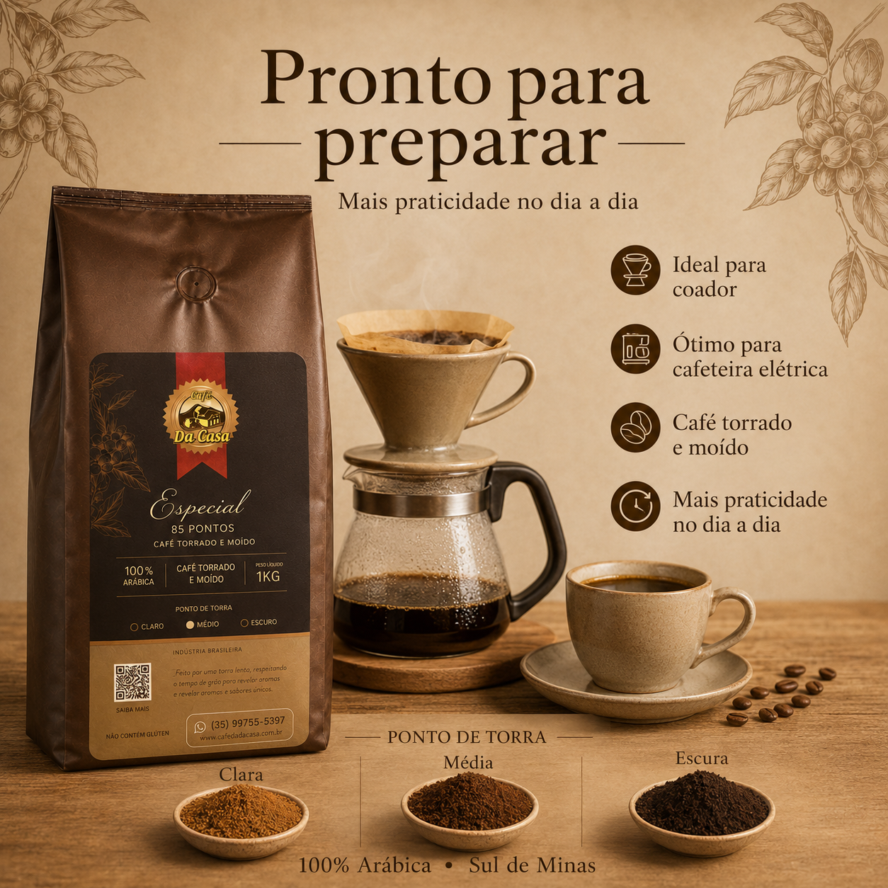 Café Especial 85Pts Moido 1Kg