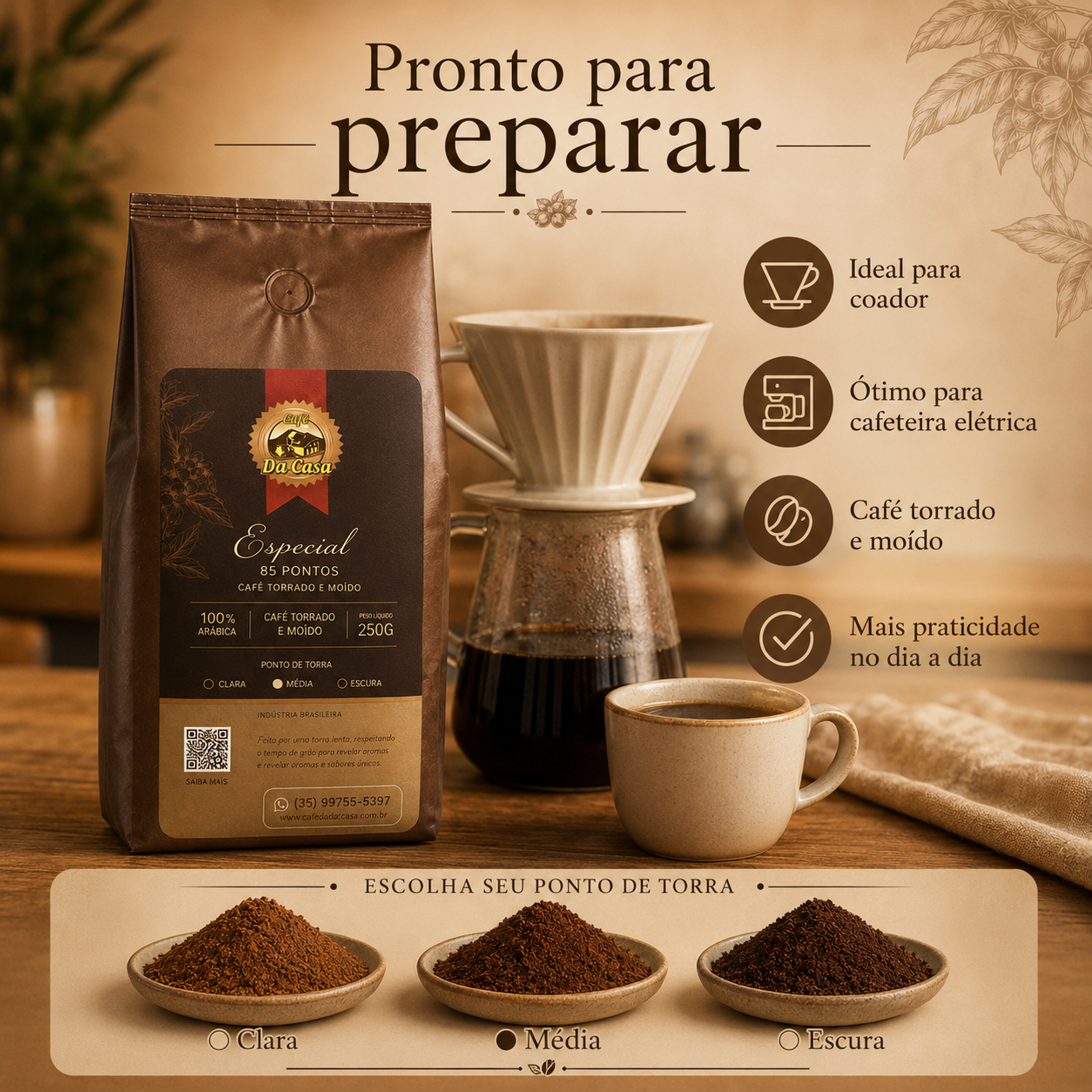 Café Especial 85Pts Moido 250g