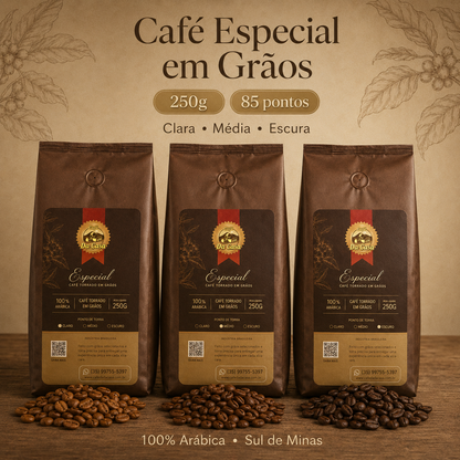 Café Especial 85Pts 250g - Torrado em Grão