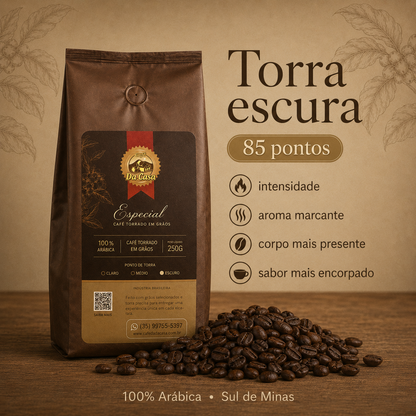 Café Especial 85Pts 250g - Torrado em Grão