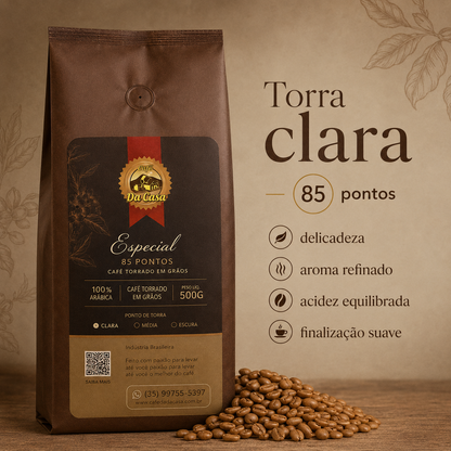 Café Especial 85Pts 500g - Torrado em Grão