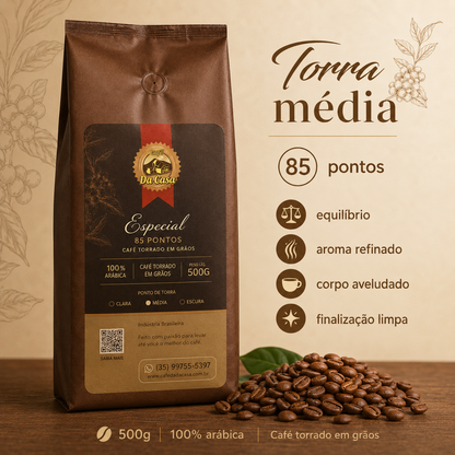 Café Especial 85Pts 500g - Torrado em Grão