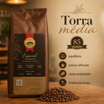 Café Especial 85Pts 1Kg- Torrado em Grão