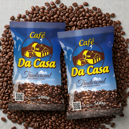 Kit 1kg Café da Casa Tradicional