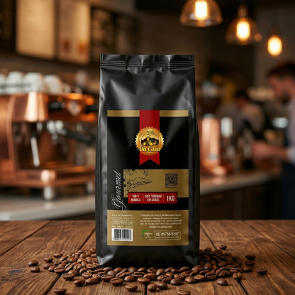 Café Gourmet Torrado Em Grãos 100% Arábica 1kg