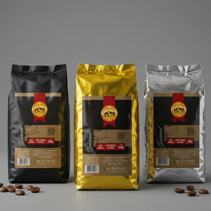 Café Gourmet Torrado Em Grãos 100% Arábica 500g