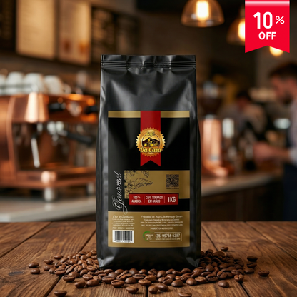 Café Gourmet Torrado Em Grãos 100% Arábica 1kg