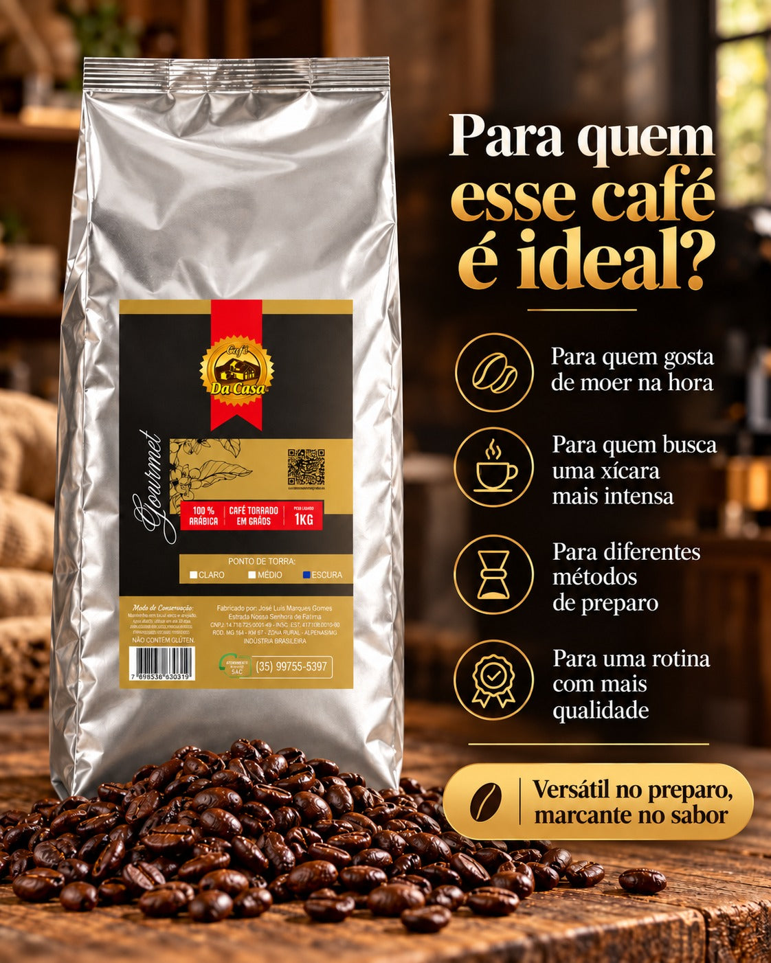 Café Gourmet 100% Arábica