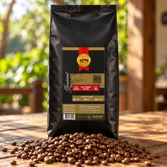 Café Gourmet Torrado Em Grãos 100% Arábica 1kg