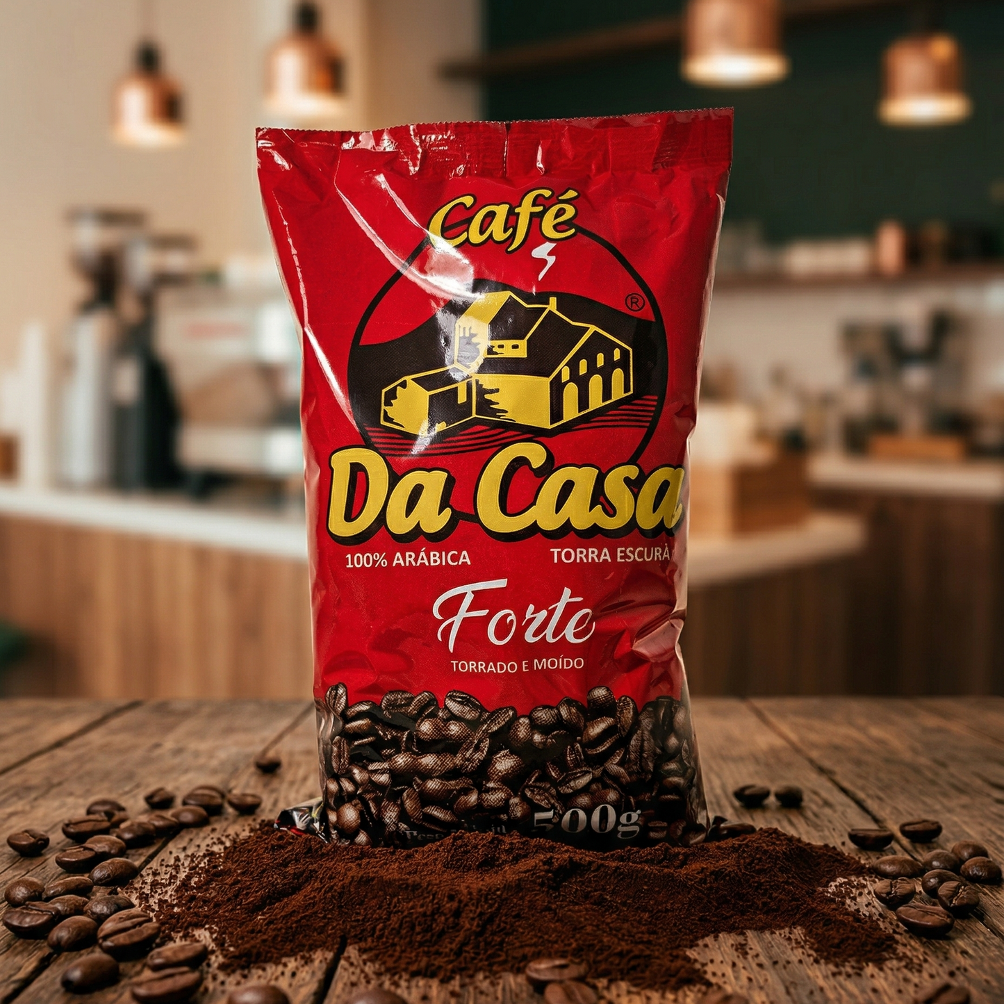 Café Da Casa Forte Torrado E Moído Pacote 500g