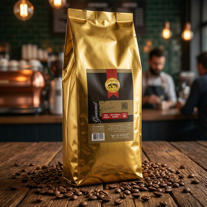 Café Gourmet Torrado Em Grãos 100% Arábica 1kg