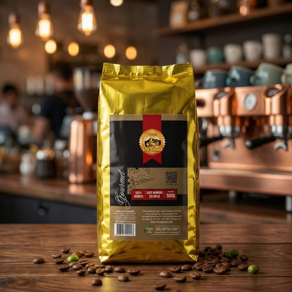 Café Gourmet Torrado Em Grãos 100% Arábica 500g