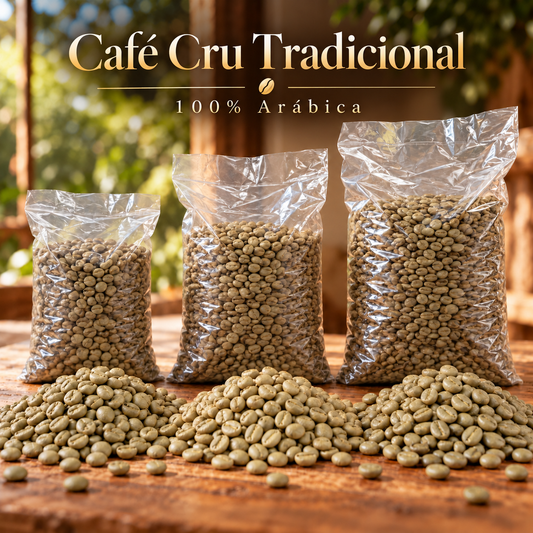 Café Cru/Verde Tradicional 100% Arábica